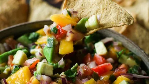 Chunky Avocado Mango Salsa