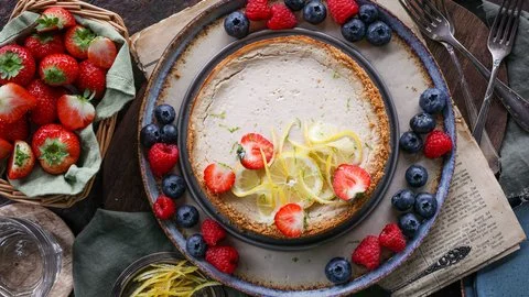 Coconut Lemon Custard Tart