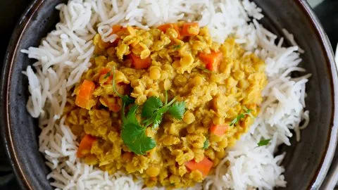 Comforting Coconut Red Lentil Dal