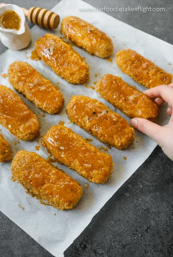 Baked "Honey" Mustard Tofu Tenders (Vegan)