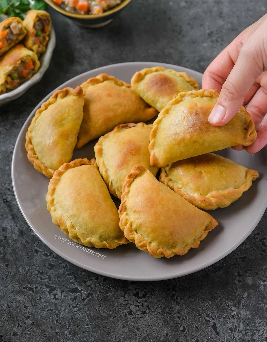 Baked Mushroom ala King Empanadas (Vegan)