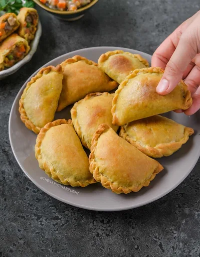 Baked Mushroom ala King Empanadas (Vegan)