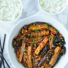 Yu Xiang Qie Zi (Berenjena con aroma a pescado)