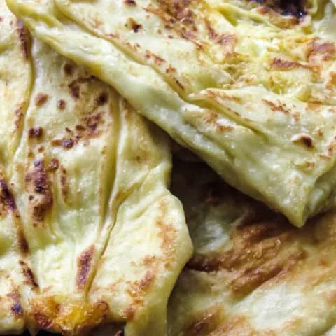 Roti with Seeni Sambol