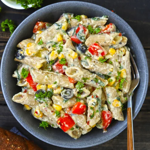 Receta de pasta en salsa blanca