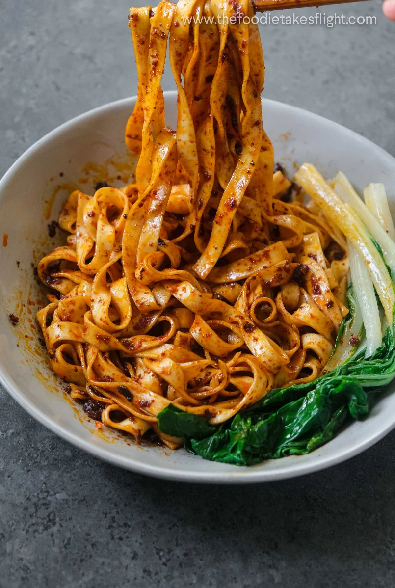Easy 15-Minute Black Bean Chili Oil Noodles