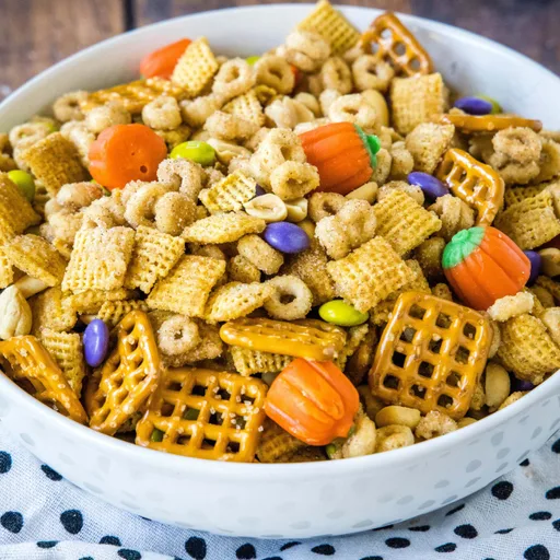 Herbstlicher Snackmix mit Kürbisgewürz