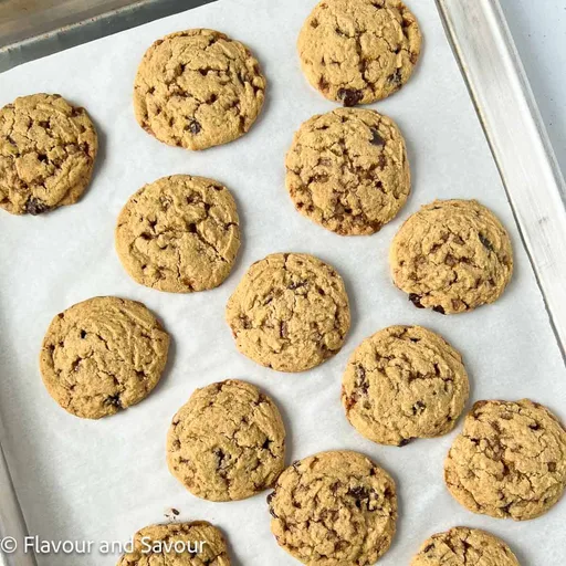 Gluten-Free Toffee Chocolate Chip Cookies
