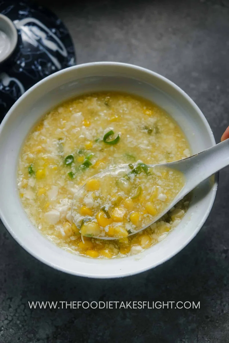 Chinese Corn Soup (Vegan)