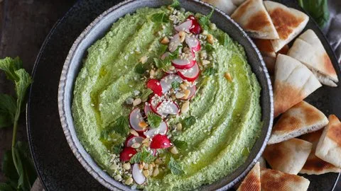 Green Pea, Edamame & Mint Dip