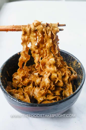 Fideos fríos de sésamo (receta vegana fácil)
