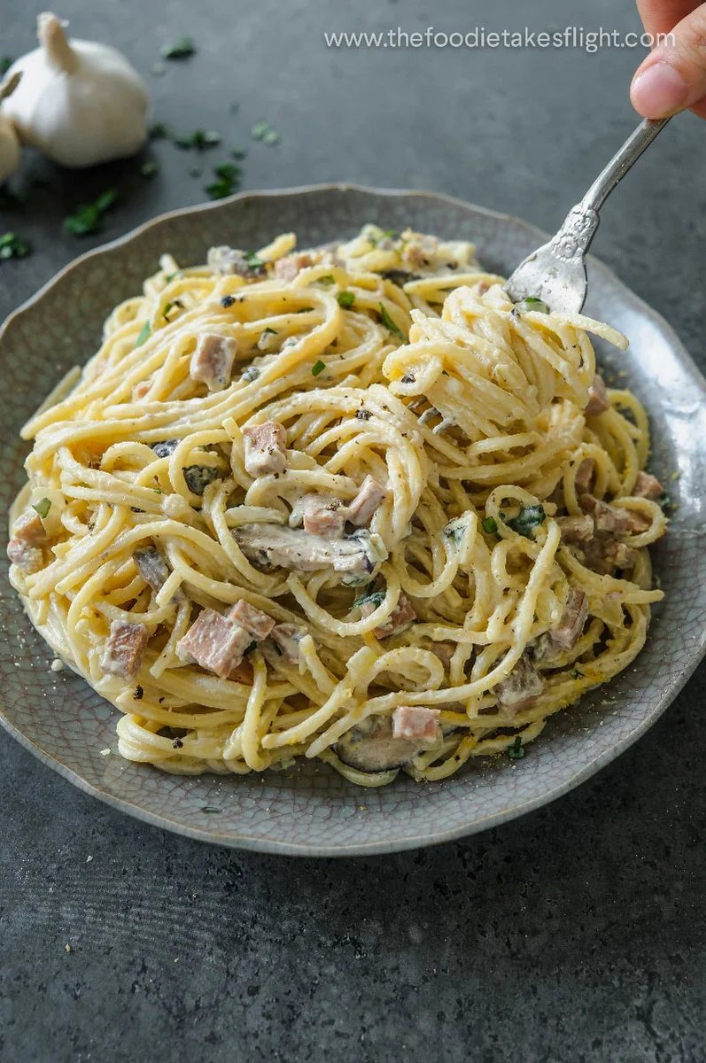 Creamy Vegan Spaghetti Carbonara