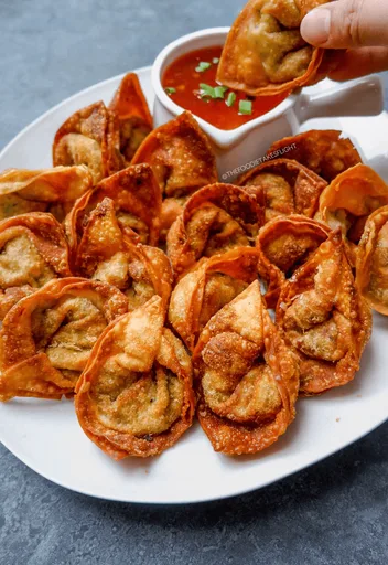 Crispy Curry Vegetable Wontons