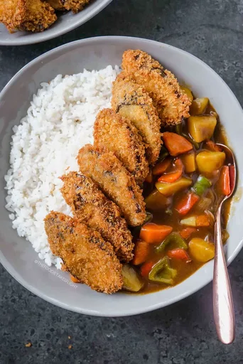 Crispy Eggplant Katsu (Fried or Baked)