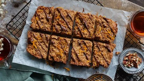 Orange High-Energy Oat Bars