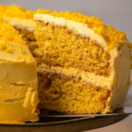 Pastel Vegano de Naranja