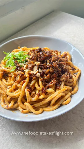 Dan Dan-Style Udon Noodles