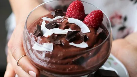 Raspberry Chocolate Pudding