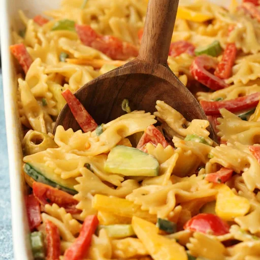 Ensalada de pasta vegana