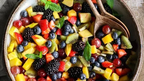 Sweet Lime Summer Fruit Salad