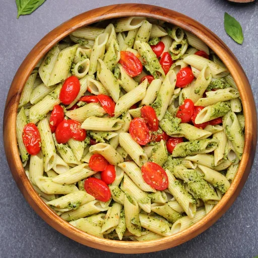 Pasta con Pesto Vegano