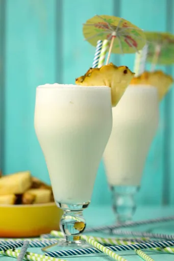Piña colada vegana
