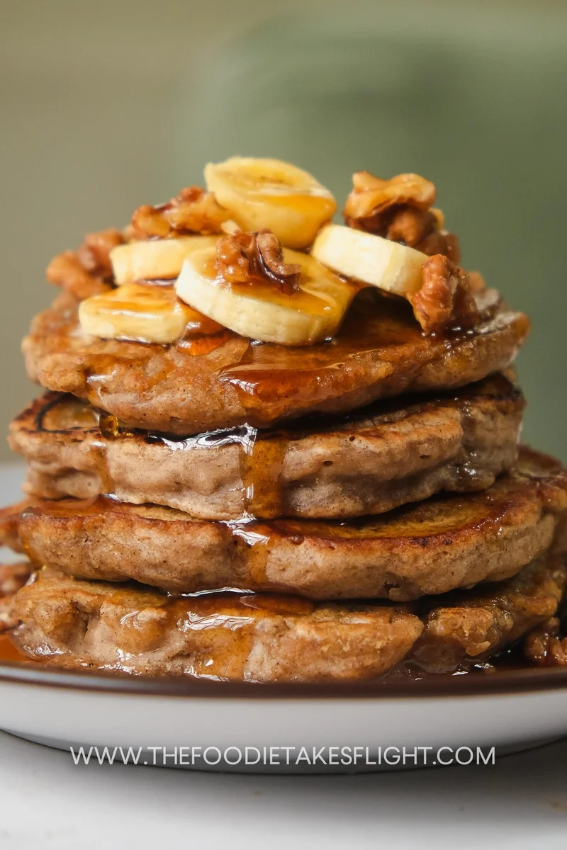 Panquecas fofinhas com canela (veganas)