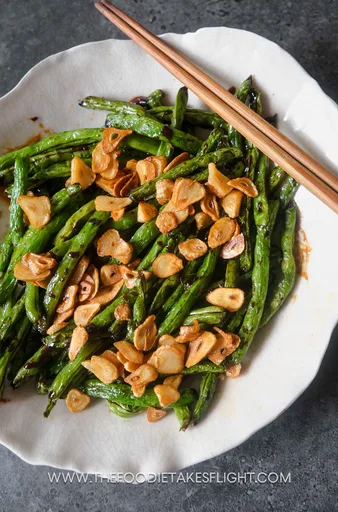 Fried Green Beans with Garlic