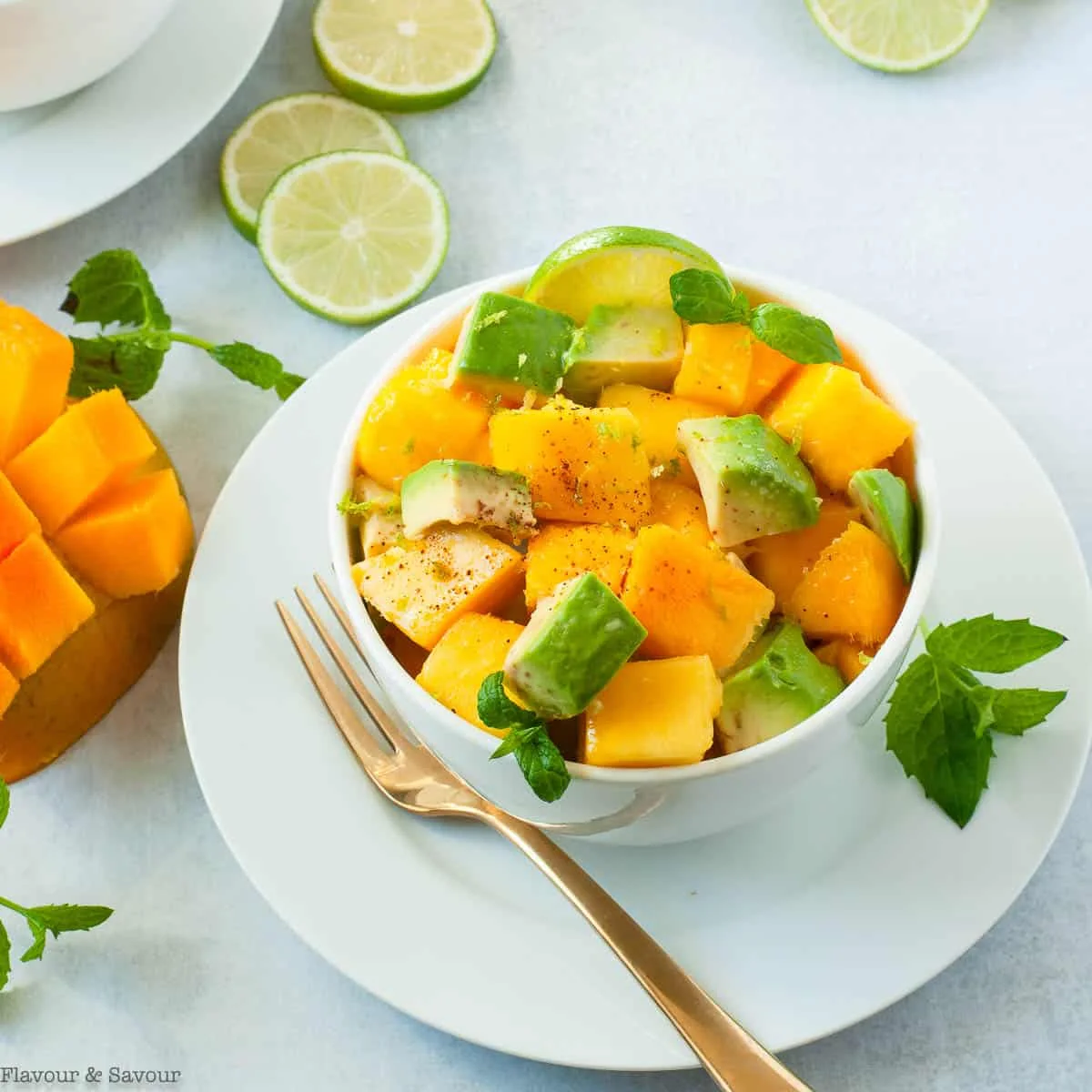Mango Avocado Chili Lime Salad