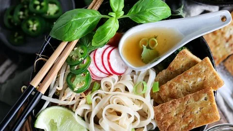 Vegan Pho - Vietnamese Noodle Soup