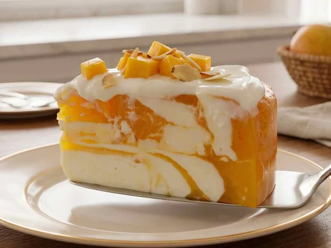 Cómo hacer una gelatina marmoleada de yogur con mango congelado: una receta fácil y con solo 4 ingredientes