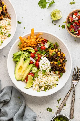 20-Minute Vegetarian Burrito Bowls