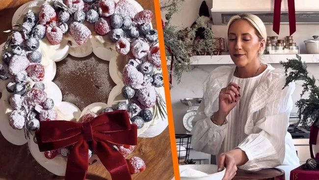 Cómo hacer pavlova navideña: un postre elegante y mágico para cerrar el año con estilo con la receta de Soul Food