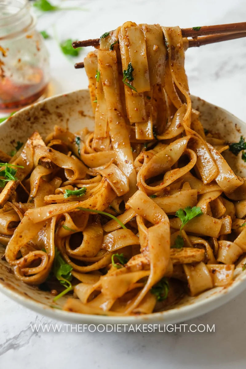 Hoisin Chili Oil Noodles