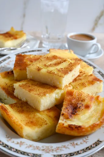 Galatopita, Greek milk custard pie