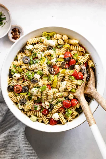 Homemade Zesty Italian Pasta Salad