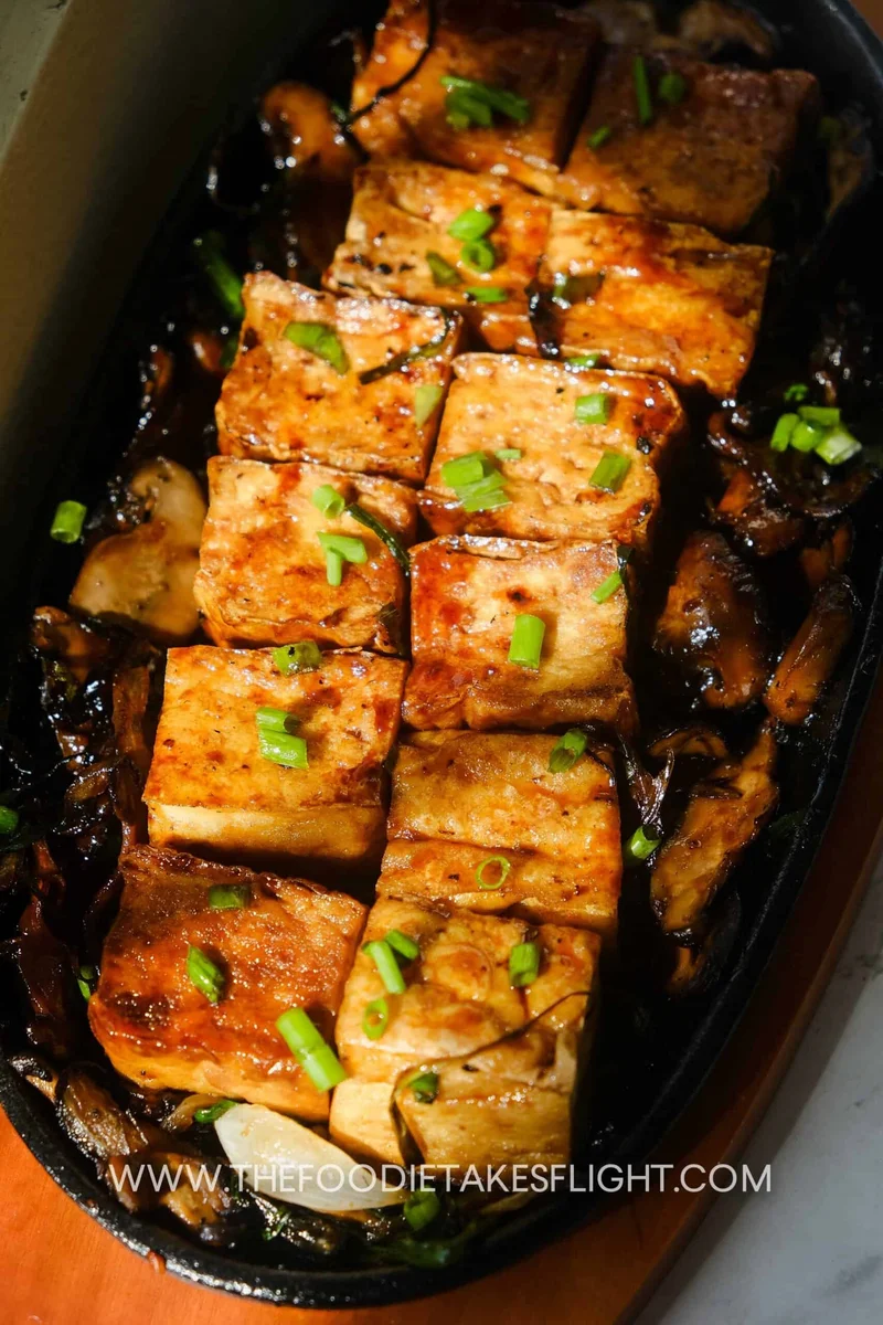 Japanese Teppanyaki-Style Tofu Steak