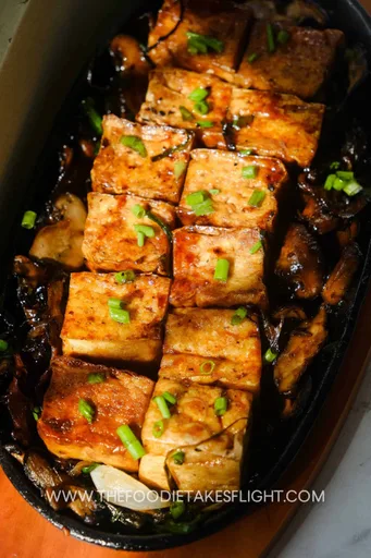 Japanese Teppanyaki-Style Tofu Steak