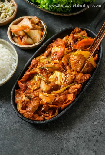 Vegan Spicy Korean “Pork” (Jeyuk Bokkeum 제육볶음 or Dwaeji Bulgogi 돼지불고기)