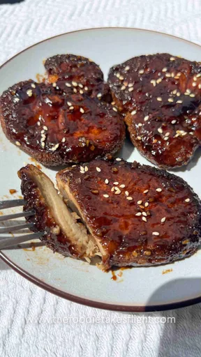 Teriyaki Lion's Mane Mushroom Steaks