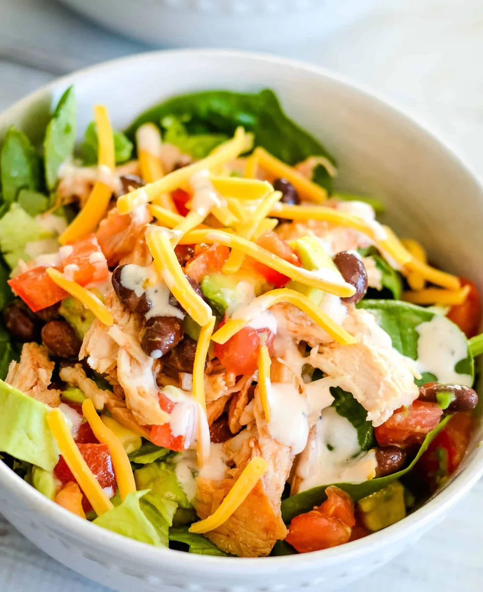 Ensalada de Pollo a la Barbacoa