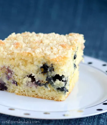 Blueberry Coffee Cake with Crumb Topping