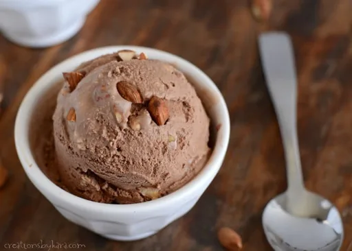 Burnt Almond Fudge Ice Cream