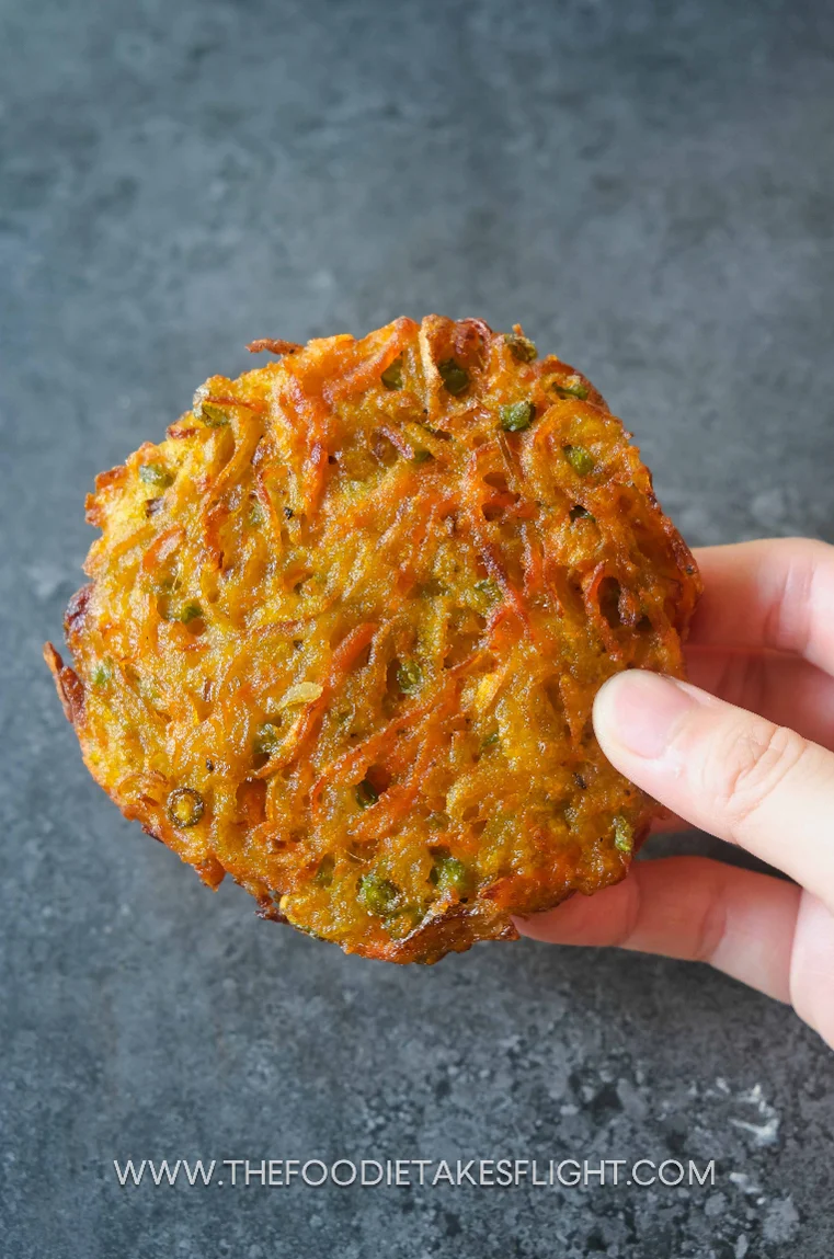 Mixed Vegetable Okoy (Filipino Fritters)