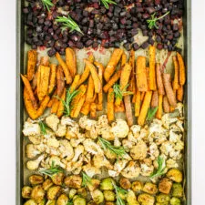 Rainbow Roasted Winter Vegetables