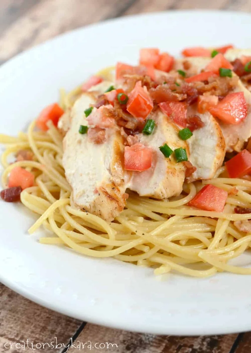 Lemon Chicken and Pasta with Bacon