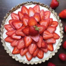 Strawberries and Cream Tart