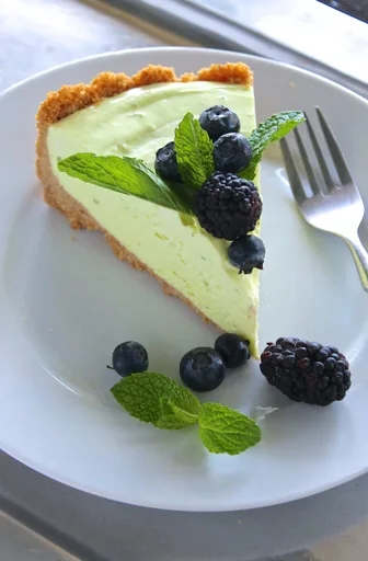 Tarta de queso tipo mojito sin horno