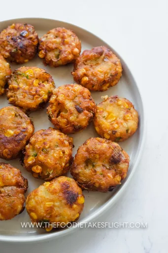 Tortitas de patata y maíz dulce (opción vegana y sin gluten)