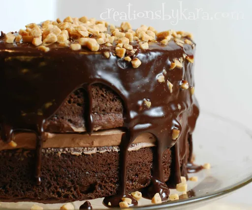Tarta de mousse de chocolate